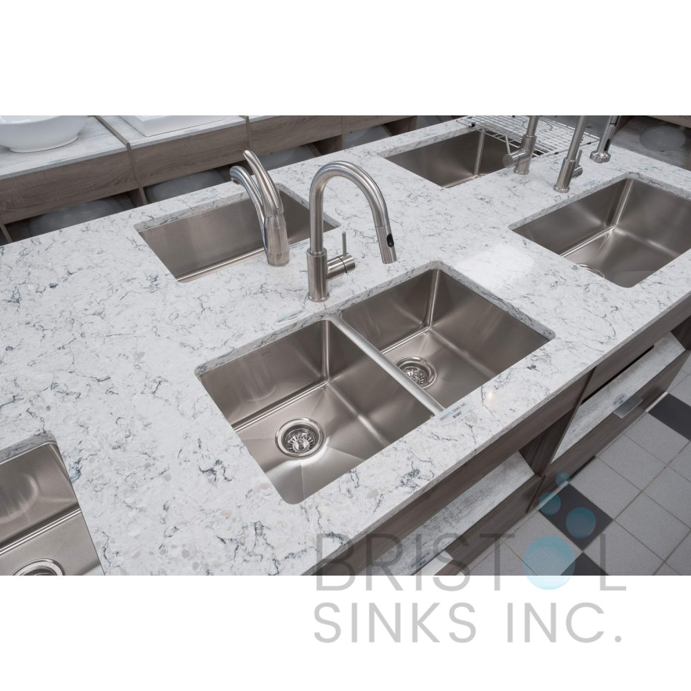 B1807 Double Bowl 18 Gauge Kitchen Sink Bristol Sinks